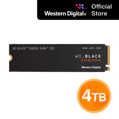 WD BLACK SN850X M.2 NVMe SSD