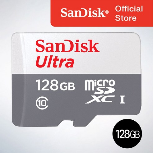 샌디스크 울트라 마이크로 SD카드 128기가 SDXC ULTRA QUNR 128GB, SDSQUNR