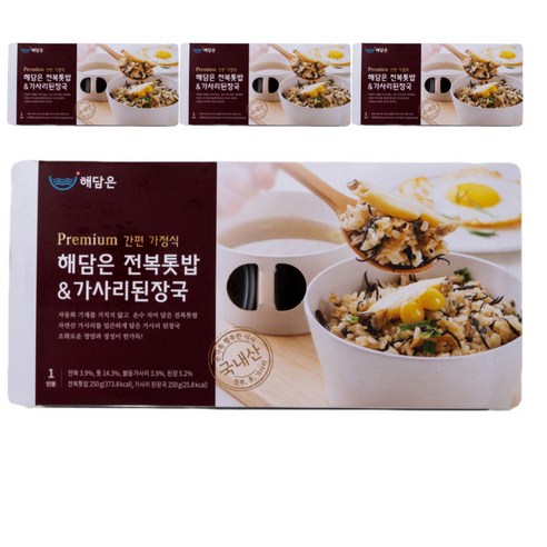 [국내산] 해담은 전복톳밥 가사리된장국