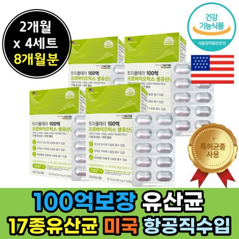 힐링팩토리 트리플테라 100억 프로바이오틱스 생유산균 30g