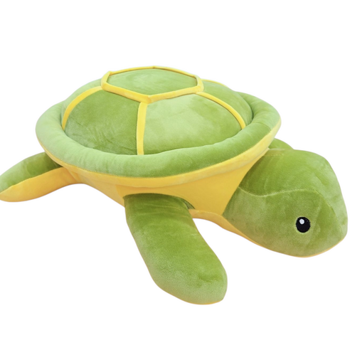 [로떼네]부드러운 거북이 봉제인형 쿠션 1개(개별포장), 1개, 연두, 50cm