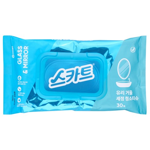 스카트 유리 거울 세정 청소티슈