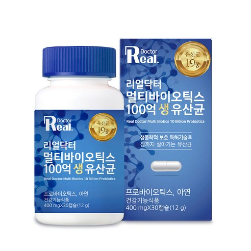 멀티바이오틱스 100억 생 유산균 30캡슐x1개 프리 프로 신 바이오틱스 아연 건강 선물 영양, 30회분, 1개
