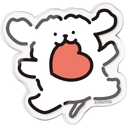몰티즈 러블리 아크릴 스마트톡
