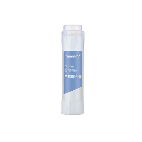 모나미 한 번에 잘 발리는 부드러운 풀 8g, 단품, 1개