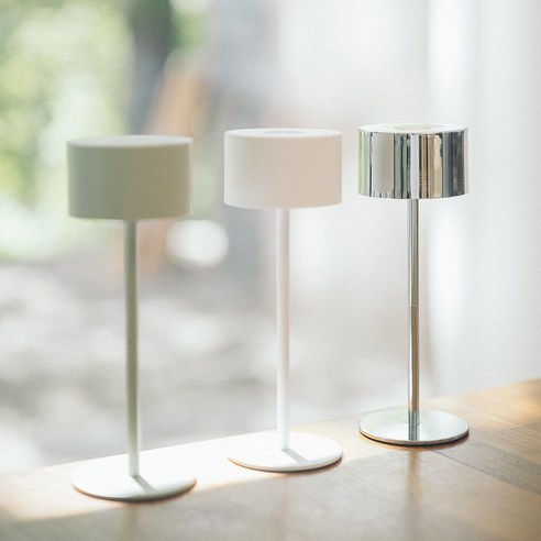 CODE9 무선 LED 미니 스탠드형 침실 모노 무드등, 벨+그린