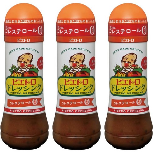 피에트로 드레싱간장 드레싱 600ml 3개 일본
