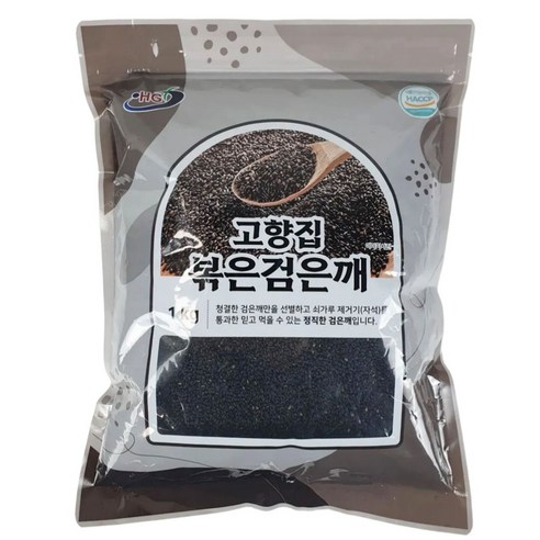해피유통 검정깨 흑임자 볶은 검정참깨 1kg