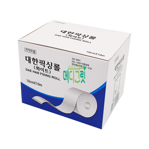 대한위재 대한 픽싱롤 2인치 5cm x 10m / 부드러운 천 반창고, 1개