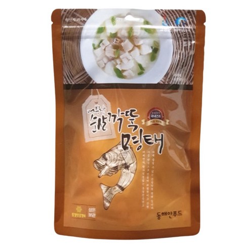 국내제조 순살명태 네모북어 이유식명태 명태육수, 1개, 50g