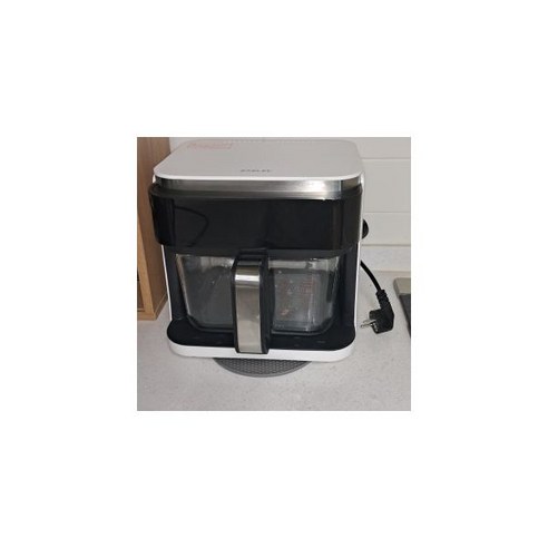 자일렉 대용량 글라스 에어프라이어 5.5L, 화이트, ZL-264DA
