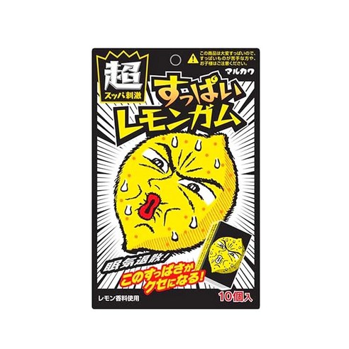 마루카와 제과 신 레몬 껌 10개X10봉