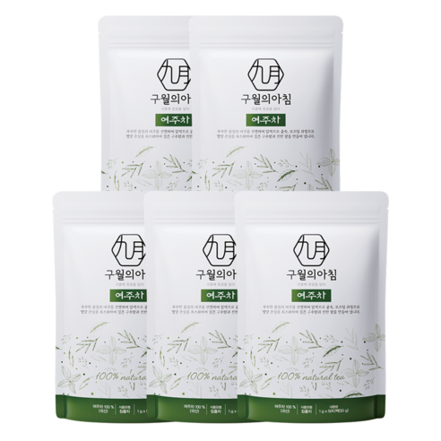 국산 쪄서볶은 여주차 삼각티백, 5개, 50개입, 1g