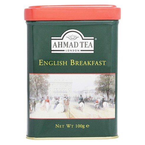 아마드티 잉글리쉬 브렉퍼스트 홍차 캔 , 100g, 1개입, 1개