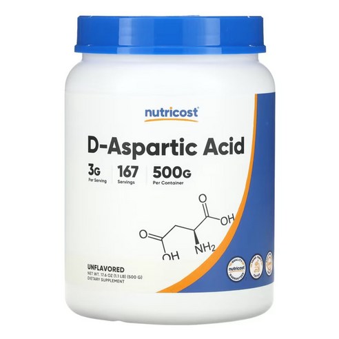 뉴트리코스트 디아스파르트산 DAA 3000mg 500g x 1통