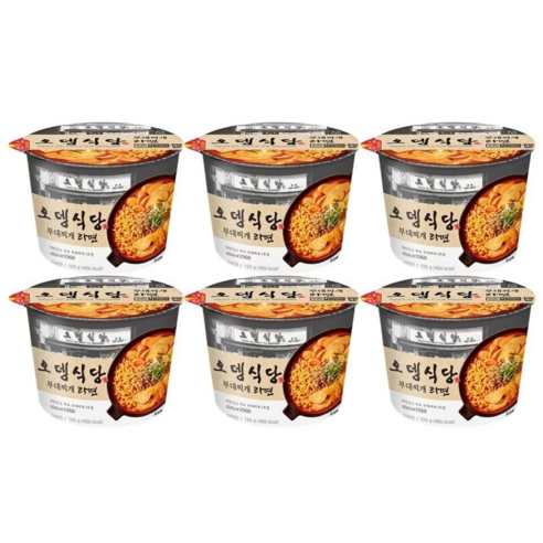 오뎅식당 부대찌개라면 큰컵사발면 105g
