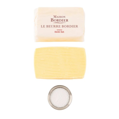 Le Beurre Bordier 보르디에 프랑스 가염 버터 묶음세트, 2개, 125g
