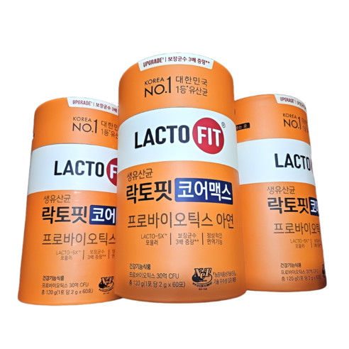 락토핏 코어 유산균 60p, 120g, 6개