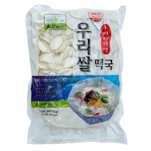 칠갑 우리쌀 떡국떡, 2kg, 1개