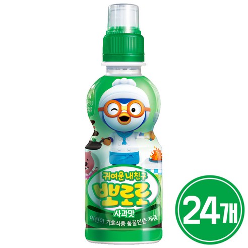 팔도 뽀로로 사과맛 어린이음료 235ml