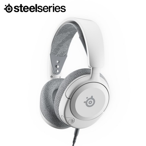 스틸시리즈 Arctis Nova 1 유선 게이밍 헤드셋 화이트  / 공식 판매점