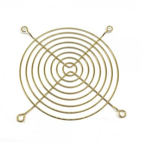 JOYCOOL 팬그릴 120mm 골드 쿨링팬 쿨러 팬 커버 가드 철망