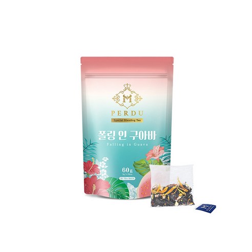 엠페르뒤 폴링 인 구아바 20티백 블렌딩티, 단일상품, 1개, 20개입, 60g, 3g