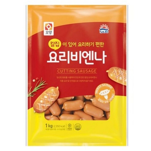 사조오양 칼집 요리비엔나 1kg