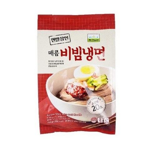 칠갑 매콤비빔냉면, 5개, 464g