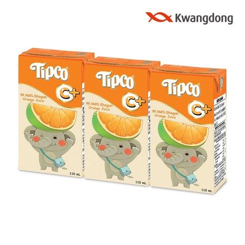 팁코 쇼군 오렌지 어린이 주스