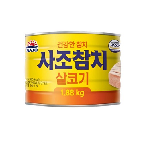 바이오마켓_사조산업 로하이 사조 살코기 참치 1.88kg