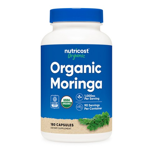 뉴트리코스트 Moringa 모링가 1000mg 180캡슐, 1개, 180정