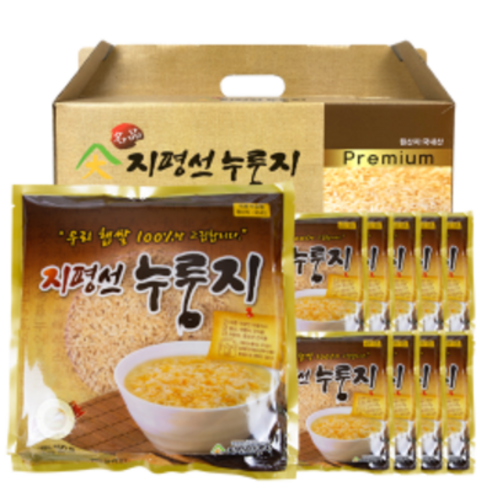 우리 햅쌀 100% / 고향의 가마솥 누룽지 맛 그대로 / 지평선 현미누룽지 150g, 150g, 10개