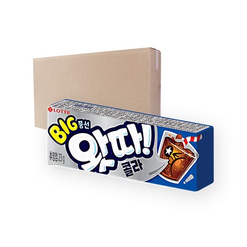 [박스]롯데 왓따 콜라 23g 144입, 3.312kg, 1개