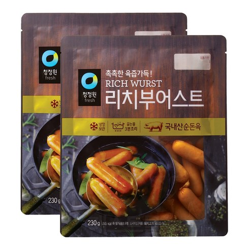 청정원 리치부어스트 오리지날