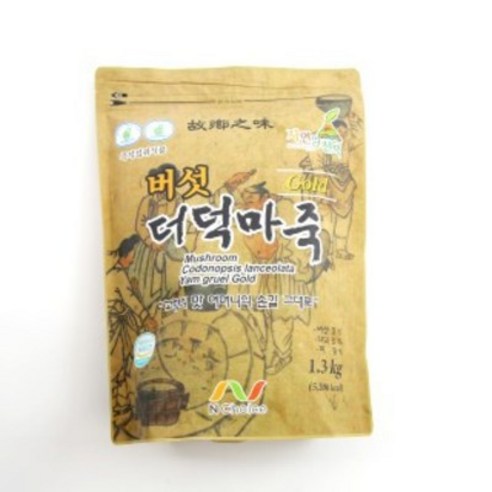 엔초이스 버섯더덕마죽골드 1.3kg 어린이 노인 건강한 실속 죽가루, 1.3kg, 3개