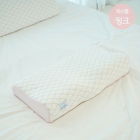 스페셜D 어린이베개 키즈베개 와이드 드림 필로우, 쿨에어 핑크