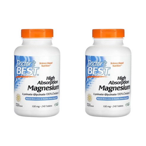 닥터스 베스트 킬레이트 고흡수성 마그네슘 미네랄100mg