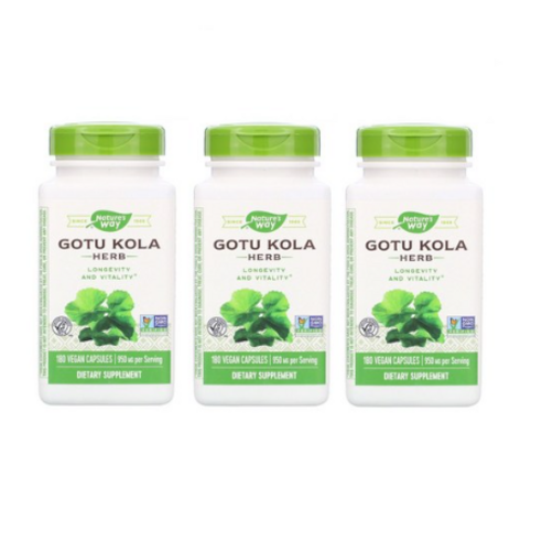 Nature's Way 네이쳐스 웨이 고투 콜라 허브 Gotu Kola Herb 950mg 180정