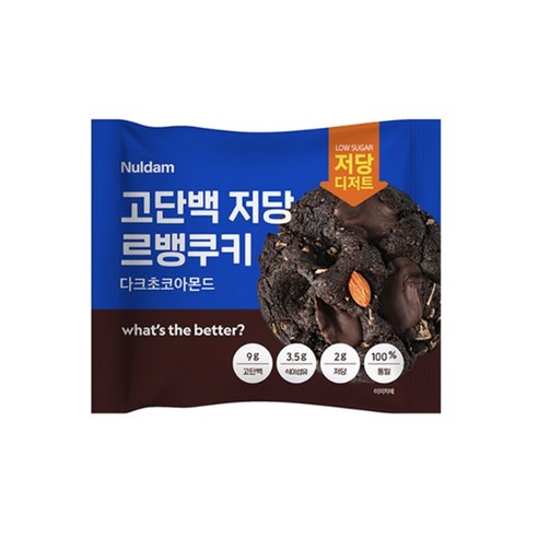 고단백저당 르뱅쿠키 다크초코아몬드 50g x 15, 15개, 50g