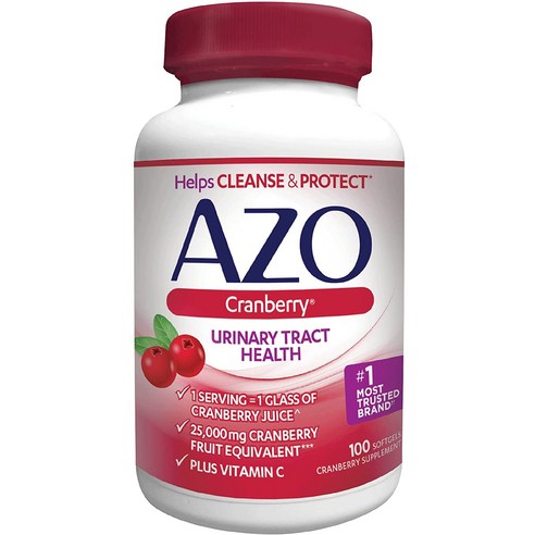 Azo 크랜베리 유리너리 트랙트 헬스 소프트젤
