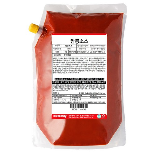 아이엠소스 짬뽕소스, 1개, 1kg