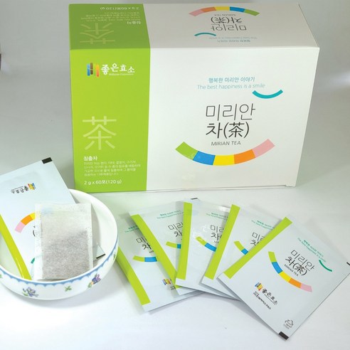 좋은효소 파비스 미리안차 60포 한박스-수분공급 노폐물배출 마테차 허브 결명자 구기자 현미 침출차 오가피