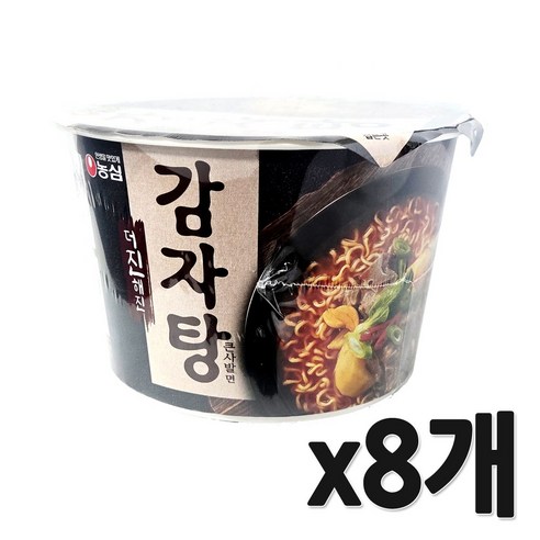 농심 더진해진 감자탕 큰사발면 92g