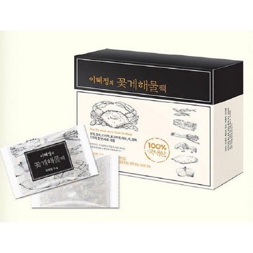 빅마마 이혜정 꽃게 해물 다시팩