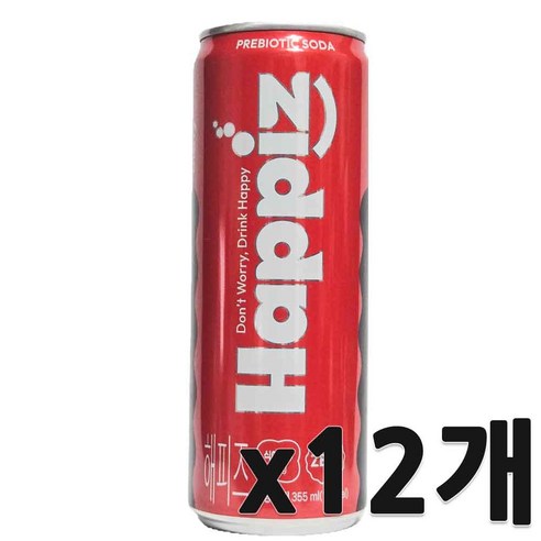 해피즈 팝핑체리 355ml x 12캔
