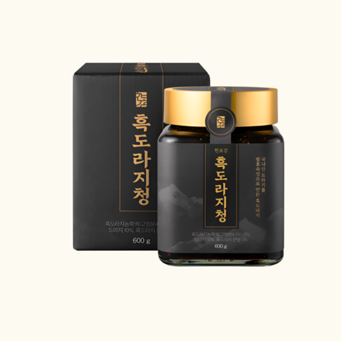 한보감 발효 흑도라지청, 1개, 600g