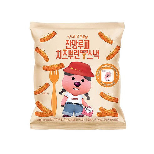 어니스트에프엔비 잔망루피 치즈뿌린 떡볶이스낵