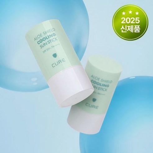 김정문알로에 큐어 워터 스플래쉬 쿨링 선스틱 SPF50+ PA++++