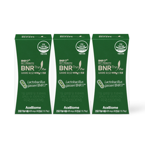 BNR17 비에날씬 프로 다이어트 유산균 30캡슐 3통